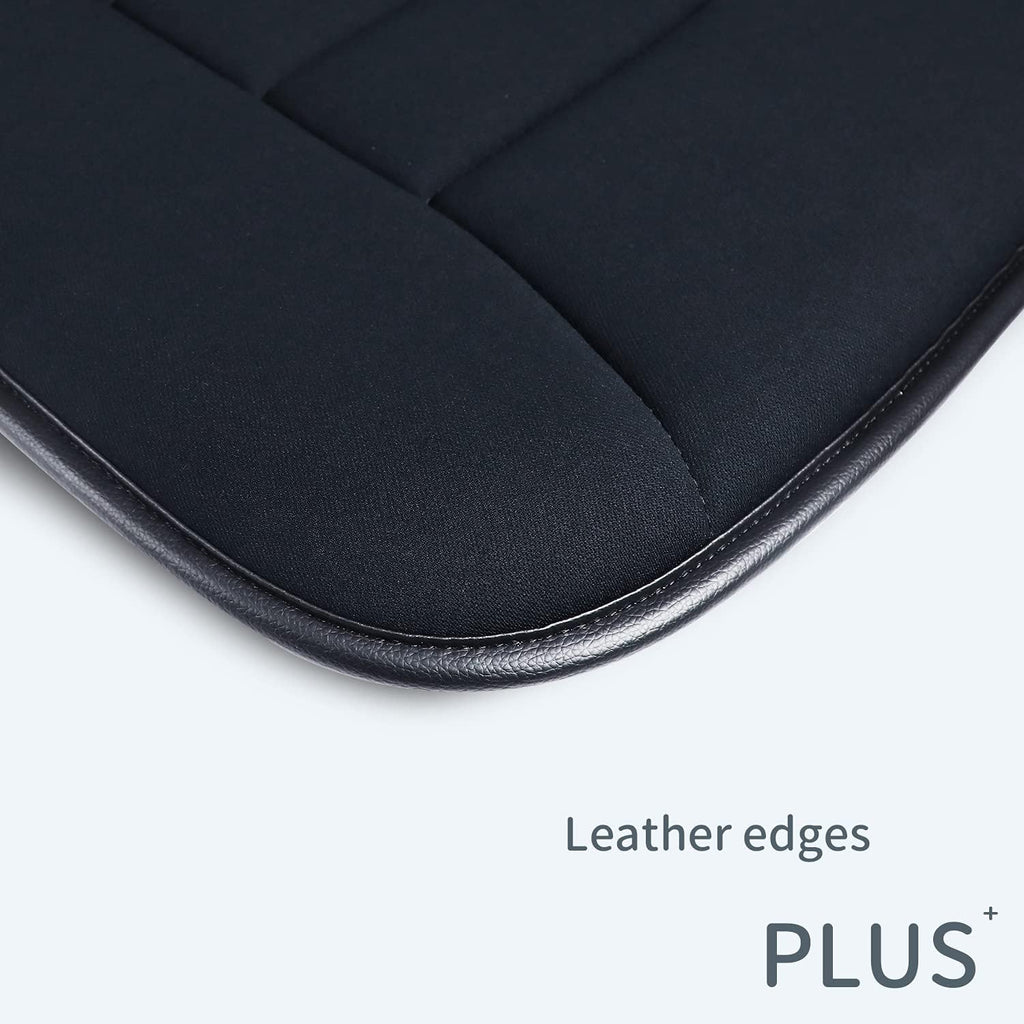 Thick Seat Cushion Memory Foam Car Seat Cushion Pad for Car Driver Seat Office Chair, Thickened Black