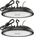 200W High Bay LED Shop Lights - 0-10V Dimmable, 30000 LM High Bay Lights 2 Pack, 5000K Daylight White, IP65 Waterproof for Garage, Warehouse, Barn, ETL Listed
