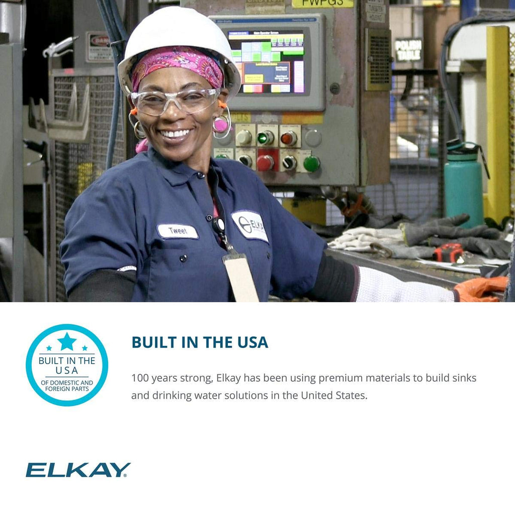 Elkay EZO8 8 GPH ADA Wall Mount Single Level Hands Free Water Cooler - Stainless Steel