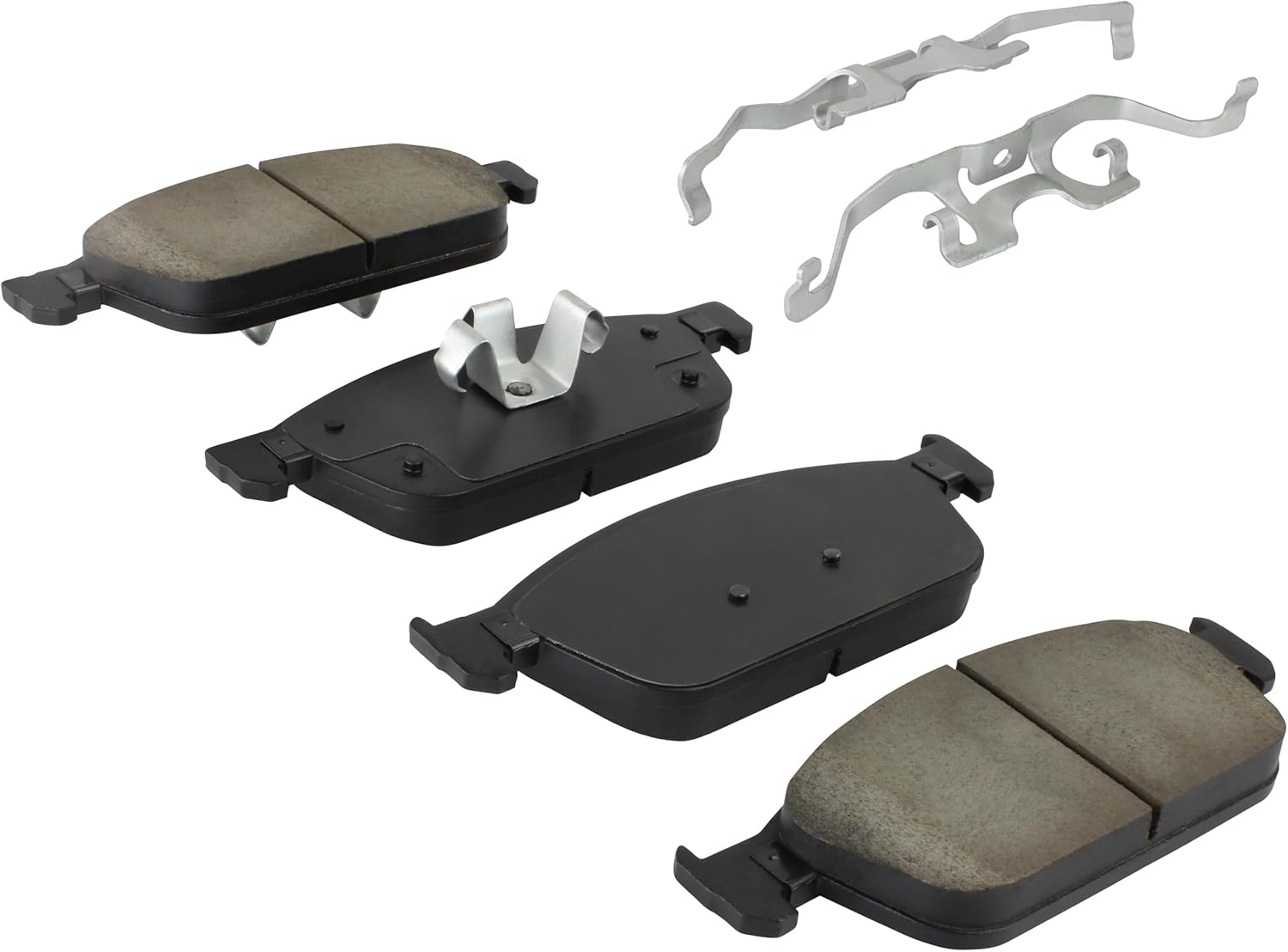 Premium Ceramic Front Brake Pads (1001-1771C) Compatible with Ford Focus 2015-2018, Lincoln MKC 2015-2019