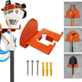 Weedeater Hanger, 1 Pack Weed Eater Hanger For Wall, Heavy Duty Weed Eater Wall Mount for Garage, Garage Organization Storage Shed Organizer Mounted Trimmer Rack
