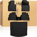 LASFIT Floor Mats & Cargo Mat Fit for Mazda CX5 2025-2017, Custom Fit TPE All Weather 2025 2024 2023 2022 2021 2020 2019 2018 2017 Floor Mats & Trunk Liner Full Set Car Mats for Mazda CX-5, Black
