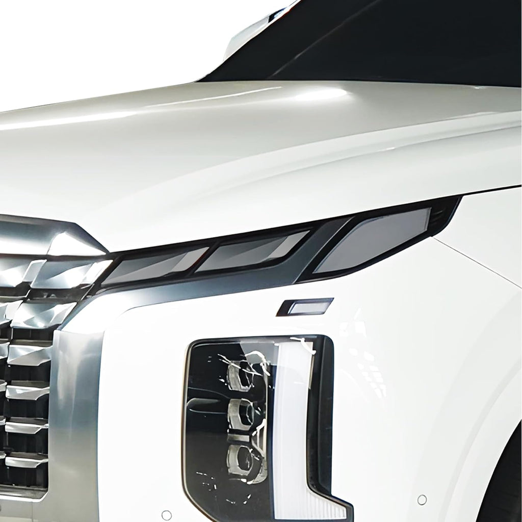 BOGAR TECH DESIGNS Full Headlight Head Light Tint Kit Compatible with Hyundai Palisade 2023-2025, Light Smoke