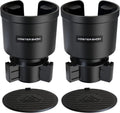 Upgraded Universal Car Cup Holder Expander for 3.4"-4" Bottles - Adjustable Base Fits Most Vehicles, SUVs & Trucks - Heavy Duty Adapter for Oversized Tumblers & Mugs