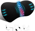Lumbar Support Pillow Ergonomic Memory Foam Lumbar Pillow, Relieve Back Pain, CMFY Breathable & Detachable & Washable, Neo Cushion Lower Back Pillow for Office Chairs, Car Seats (Black)