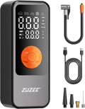Tire Inflator Portable Air Compressor, 4X Faster Inflation & High-Capacity Battery, Tire Pump with Digital Pressure Gauge & LED Light, 150PSI Air Pump for Car Tires, Motorcycle, Bike, Ball, etc