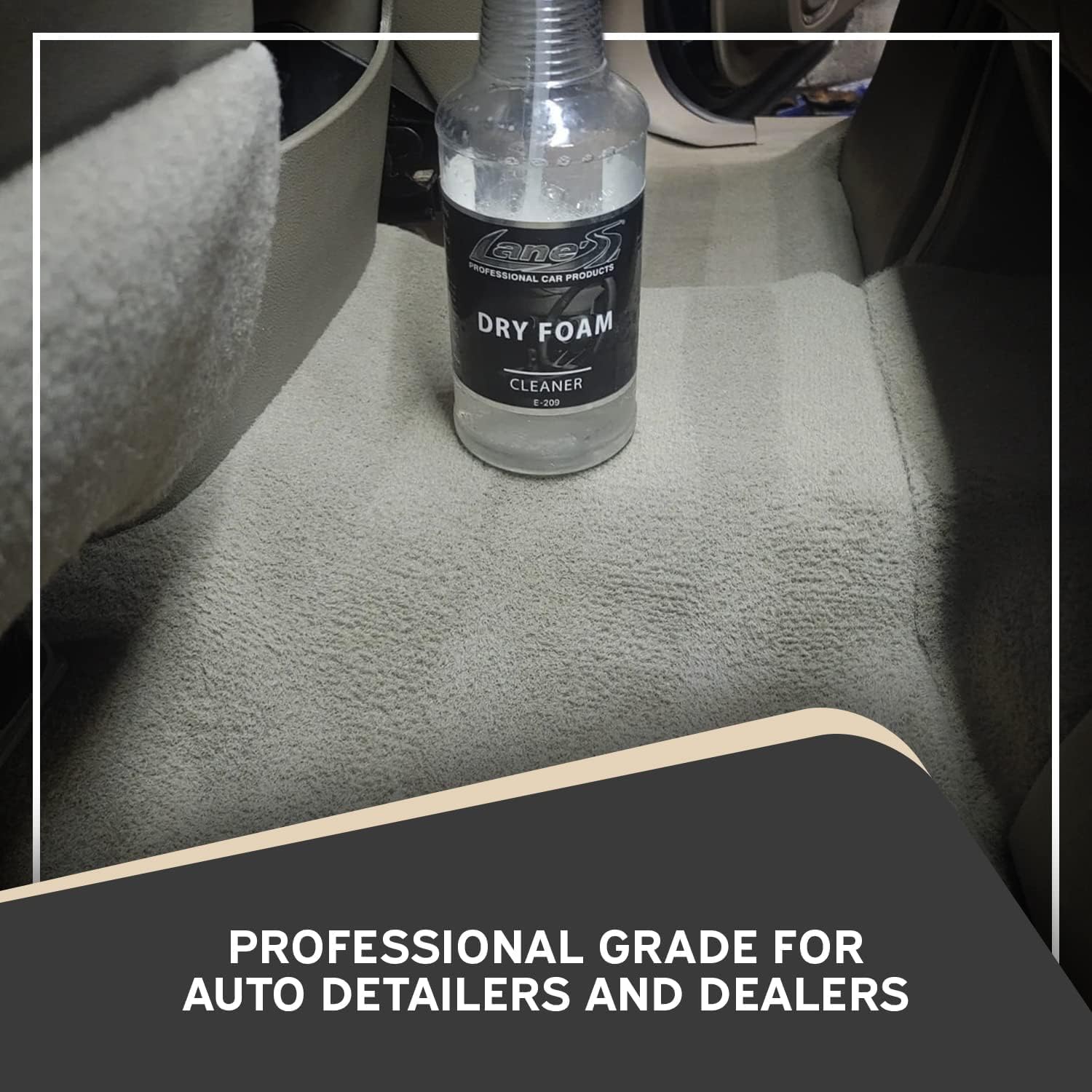 LANE'S Carpet Cleaner Spray- Carpet Cleaner Foam, Removes Odor, Fights Tough Dirt and Stains, Professional Grade Cleaning Spray E-209-16 ounces