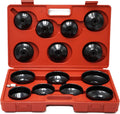 Oil Filter Socket Set 14pcs 3/8" Cap Wrenches Tool Kit