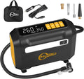 R8 Tire Inflator Portable Air Compressor, DC 12V Portable Air Compressor with Large Dual Digital Screen, 3X Faster Inflation Portable Air Pump for Car Tires, Bike, Motor - Car Accessories
