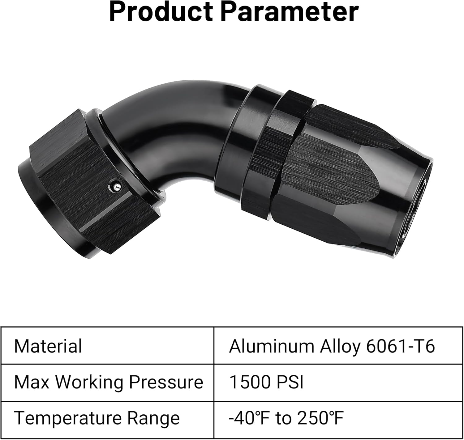 EVIL ENERGY 12AN 60 Degree One Piece Full Flow Hose End Fitting Swivel For CPE Braided Hose