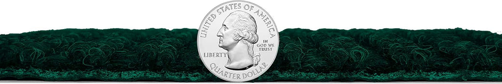 KOECKRITZ Heavy Duty Durable All Weather Indoor/Outdoor Non Slip Entrance Mat Rugs and Runners for Office Business Building Home Garage Front Door (3' x 6', Green)