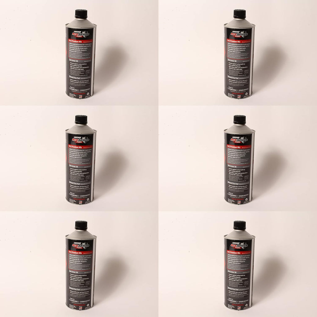 7450001 Echo Red Armor 32 oz. 50:1 Pre-Mixed Ethanol Free Fuel 6 Pack
