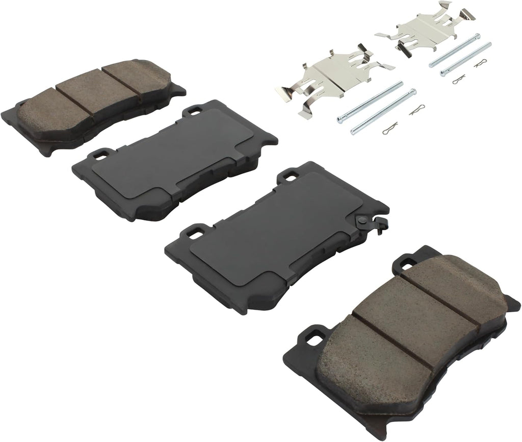 Premium Ceramic Front Brake Pads (1001-1346C) Compatible with 2009-2024 INFINITI/Nissan (370Z/FX50/G37/M37/M56/Q50/Q60/Q70/Q70L/QX70/Z)