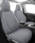 MIROZO Seat Covers for Rav4,Waterproof Car Seat Covers Compatible with 2019-2025 Toyota RAV4 Hybrid LE XLE Limited Car Seat Cover RAV4 Hybrid(Gray,Non XSE&2022-2025 SE Hybrid)