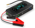HALO Bolt Ultimate 3 Portable Car Battery Jump Starter | 130 PSI Air Compressor, 55.5Wh USB Power Bank, Large Display, Emergency Floodlight & Charger, Jumps Cars SUVs & Trucks, Inflates Tires — Black