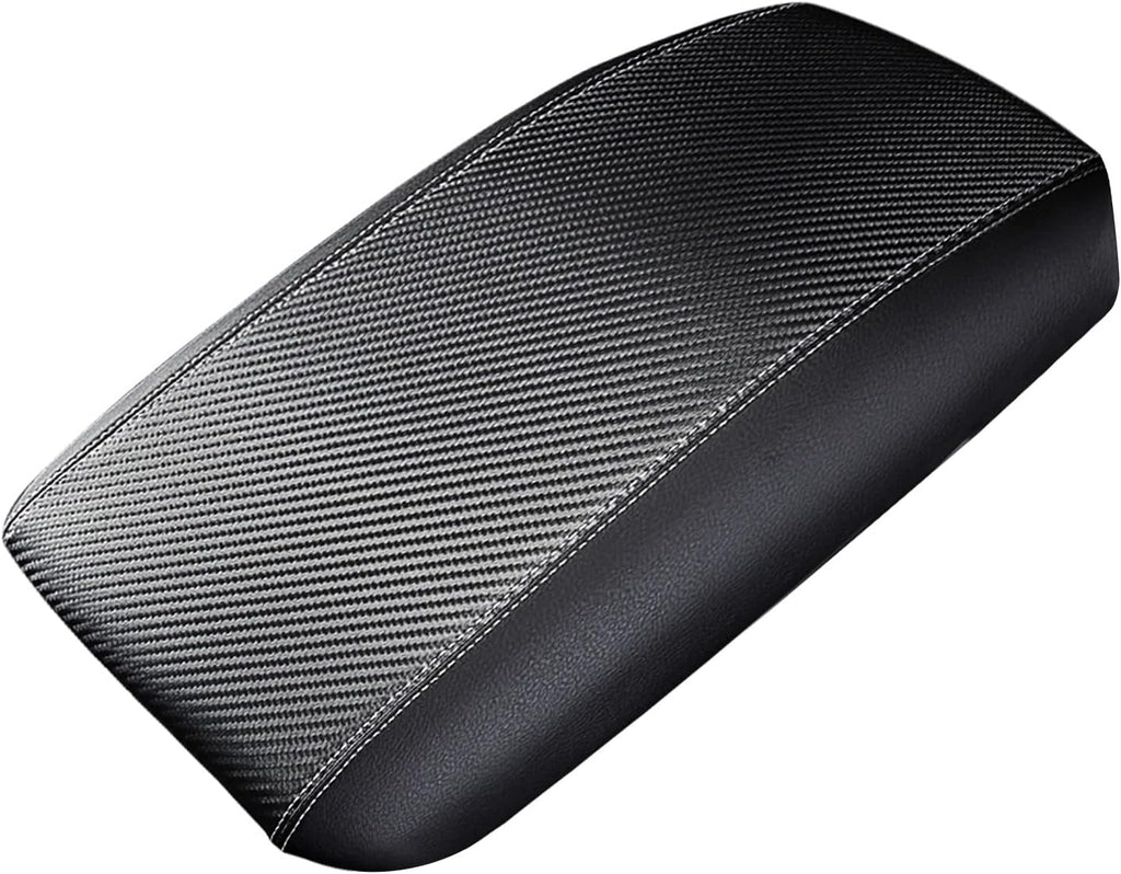Autorder Center Console Cover for 2016-2019 2020 2021 Hyundai Tucson Accessories Carbon Fiber Armrest Cover Waterproof Anti-Scratch Center Console Armrest Protector Pad