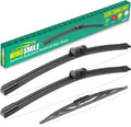 26" 26" 12" Windshield Wiper Blades Replacement for Chevrolet Chevy Bolt EV 2017 2018 2019 2020 2021 Premium All Weather Front Rear Wipers Set - OEM Quality (Pack of 3)