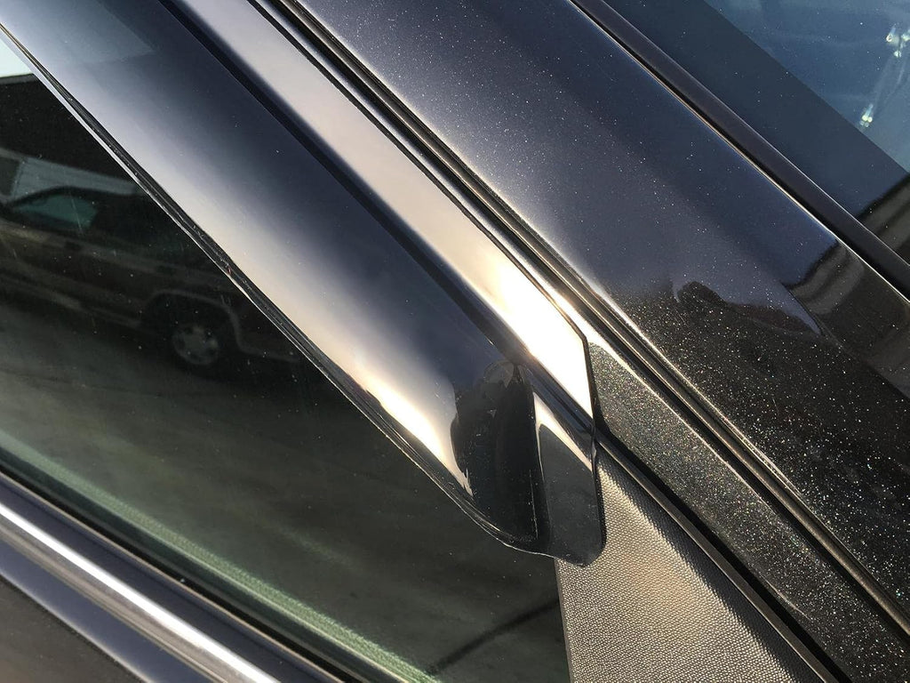 94550 Side Window Visor Wind Deflector, 4pcs Out-Channel Rain Guards Set fit for 2006 Lincoln Zephyr&2007-2012 Lincoln MKZ& 2006-2012 Ford Fusion&2006-2011 Mercury Milan