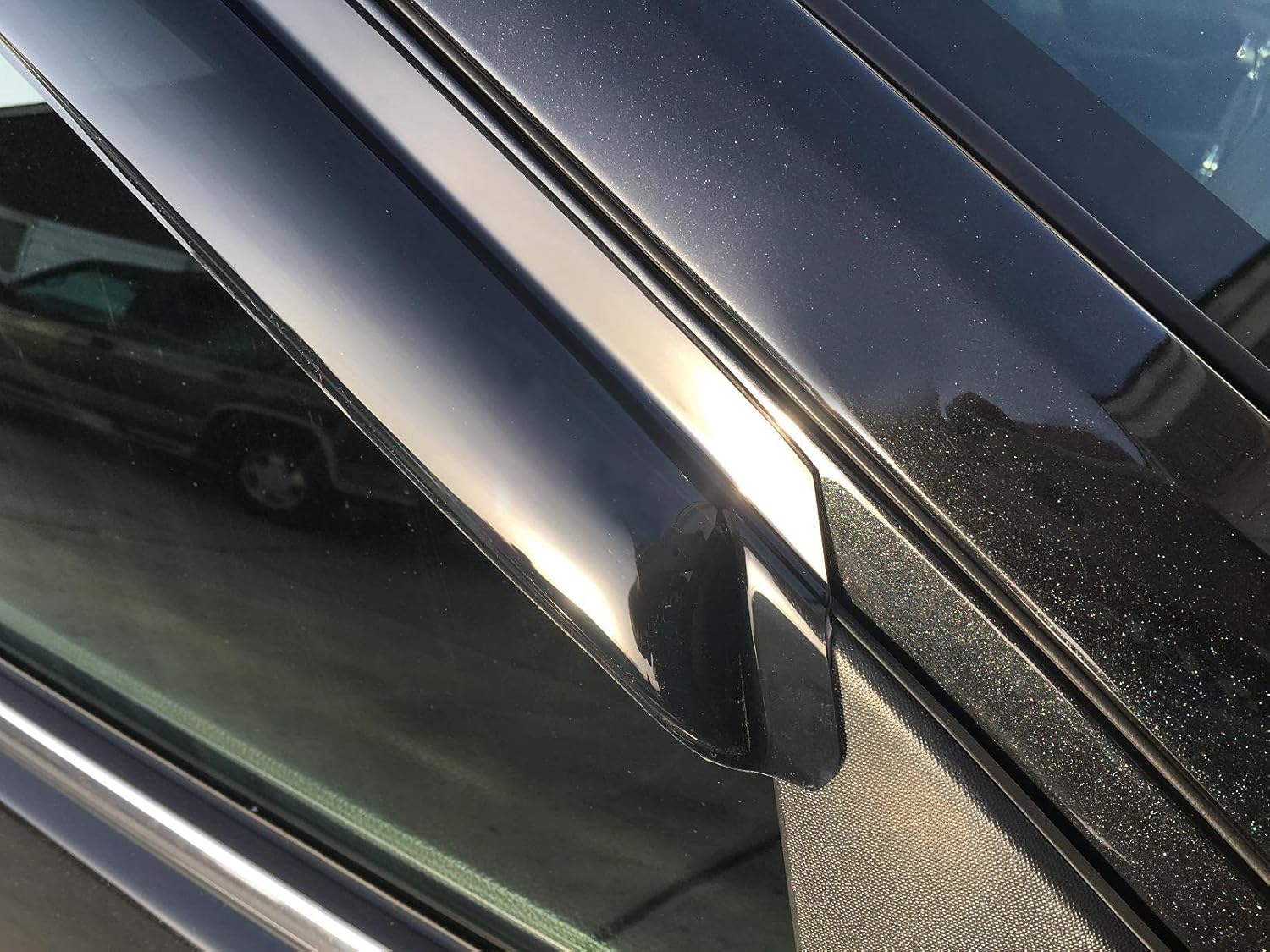94550 Side Window Visor Wind Deflector, 4pcs Out-Channel Rain Guards Set fit for 2006 Lincoln Zephyr&2007-2012 Lincoln MKZ& 2006-2012 Ford Fusion&2006-2011 Mercury Milan