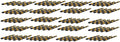 ZONETECH Large Heavy Duty Rubber Parking Curb – 72” Premium Quality Auto Garage Wheel Stopper Professional Grade w/Yellow Reflective Tape for Car, Truck, Trailer and RV (100-Pack)