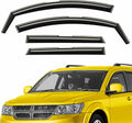 Extra Durable Window Deflectors in-Channel Window Visors Rain Guards Fit for Dodge Journey 2009-2020, Sun Visors, Wind Vent for Shades, Exterior Car Accessories - 4 pcs. AG0897