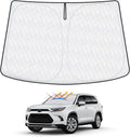 Windshield Sun Shade for Toyota Tundra (Limited, SR5, Platinum, TRD Pro) 2022-2025 2026, Custom Fit Foldable Front Window Sunshade Sun Visor for Tundra Accessories