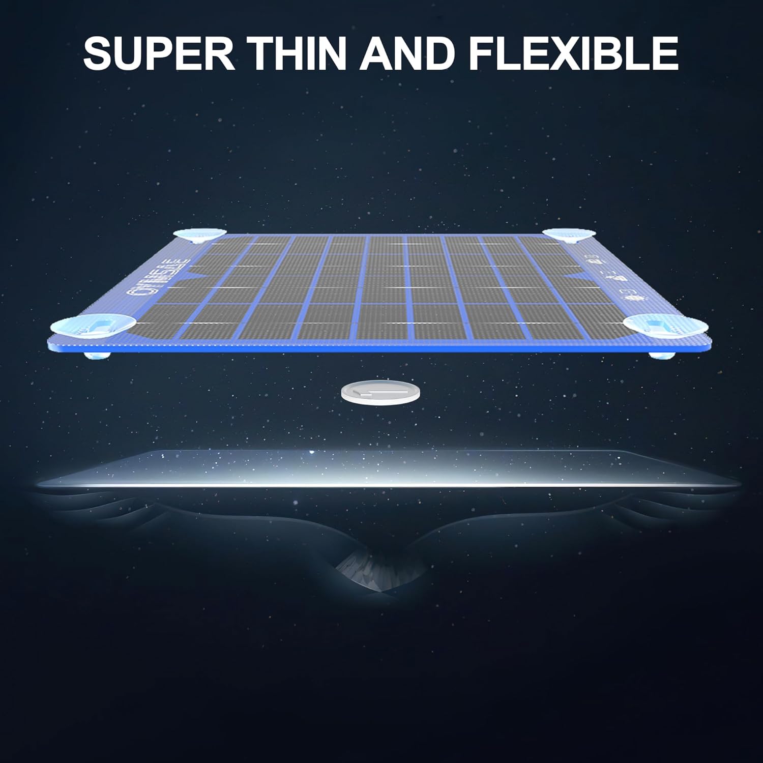 OYMSAE 7.5W 12V Solar Panel Battery Charger Portable Waterproof Power Trickle Battery Charger & Maintainer for Car Boat Automotive RV with Cigarette Lighter Plug & Alligator Clip