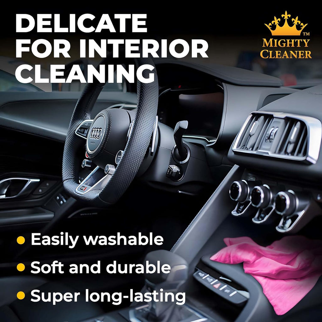 Premium Shammy Cloth for Car Drying - Super Absorbent Reusable Chamois Towel - Scratch-Free - 26'x17'