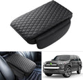 Shademax for Toyota 4Runner Center Console Cover, Armrest Cover for Toyota 4Runner Accessories 2010-2023 2024, Center Console Pad PU Leather Armrest Seat Box Cover Protector with Pockets Storage Bag