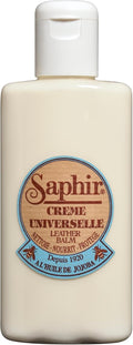 SAPHIR Beauté du Cuir Crème Universelle - All-Purpose Leather Balm for Repair with Jojoba Oil & Beeswax - Non-Pigmented Cream