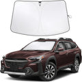 for Subaru Outback 2020-2024 2025 Car Windshield Sunshade - EcoNour 240T Polyester Material Cars Sun Visor Reflector - Blocks UV Rays - Foldable Sunshade Interior Protection Accessories