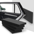 Fosmon Garage Wall Protector for Car Doors (4 Packs), 3/4" Ultra Thick Garage Wall Bumper Guard with EVA Foam (Up to 300LB Impact) and Mesh Self Adhesive Padding for Warehouse Parking Assist- Black