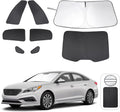 TINGLU Window Shades for Hyundai Sonata Sedan 2015 2016 2017 2018 2019 Accessories Car Side Full Windows Rear Triangular Windshield Sun Shade Sun UV Rays & Privacy Protection for Camping 8PCS