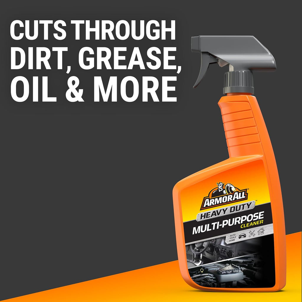 Armor All Heavy Duty Multi Purpose Cleaner, All Purpose Car Cleaner for All Auto Surfaces, 24 Fl Oz