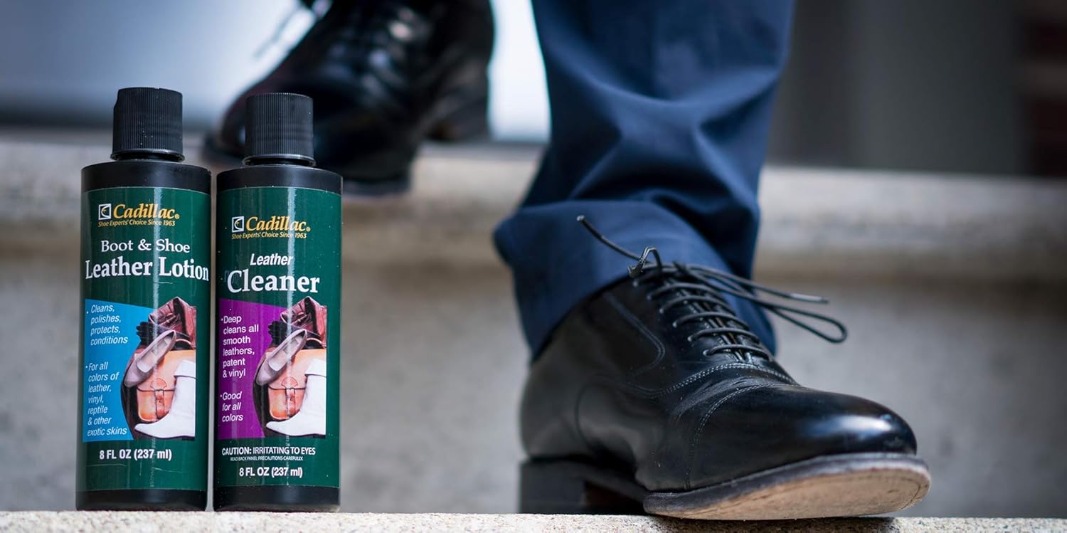 Cadillac Boot and Shoe Leather Lotion, 8 Fl Oz (Pack of 2)