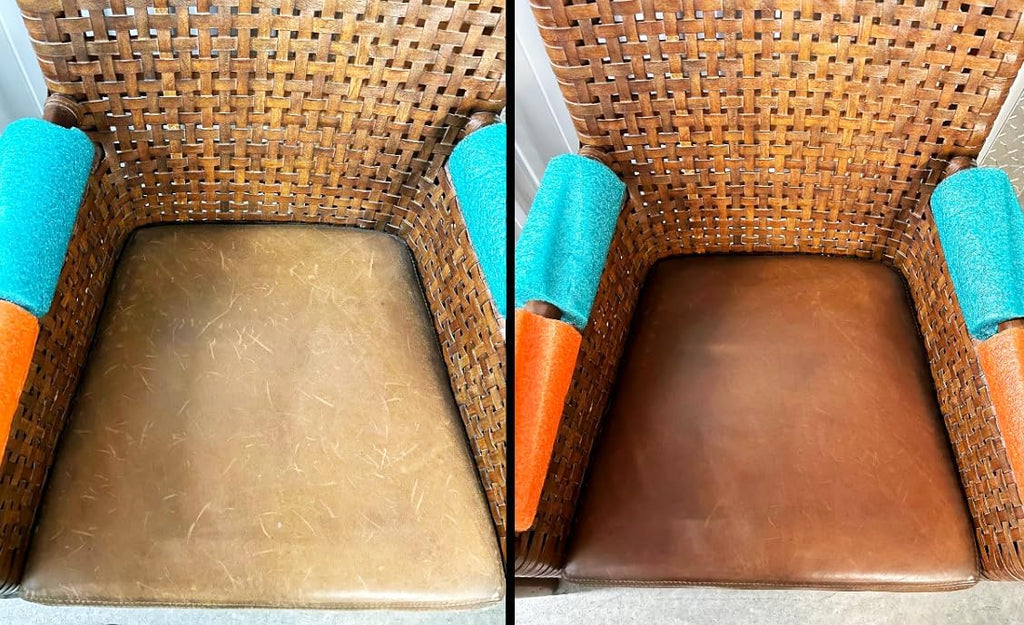 Skidmore’s Leather Cream: All-Natural, Non-Toxic Leather Conditioner, Made in USA Since 1984. Water Repellent Formula Restores Leather Couches, Car Seats, Boots, Shoes, Purses, Bags, Tack. 16 Oz