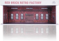 Display Case for Hot Wheels: Stackable Parking Garage for 1/64 Scale Matchbox Toy Car, FoamBoard Storage for Monster Trucks with LED Light and Acrylic Cover, 2025 Upgraded Red Bricks