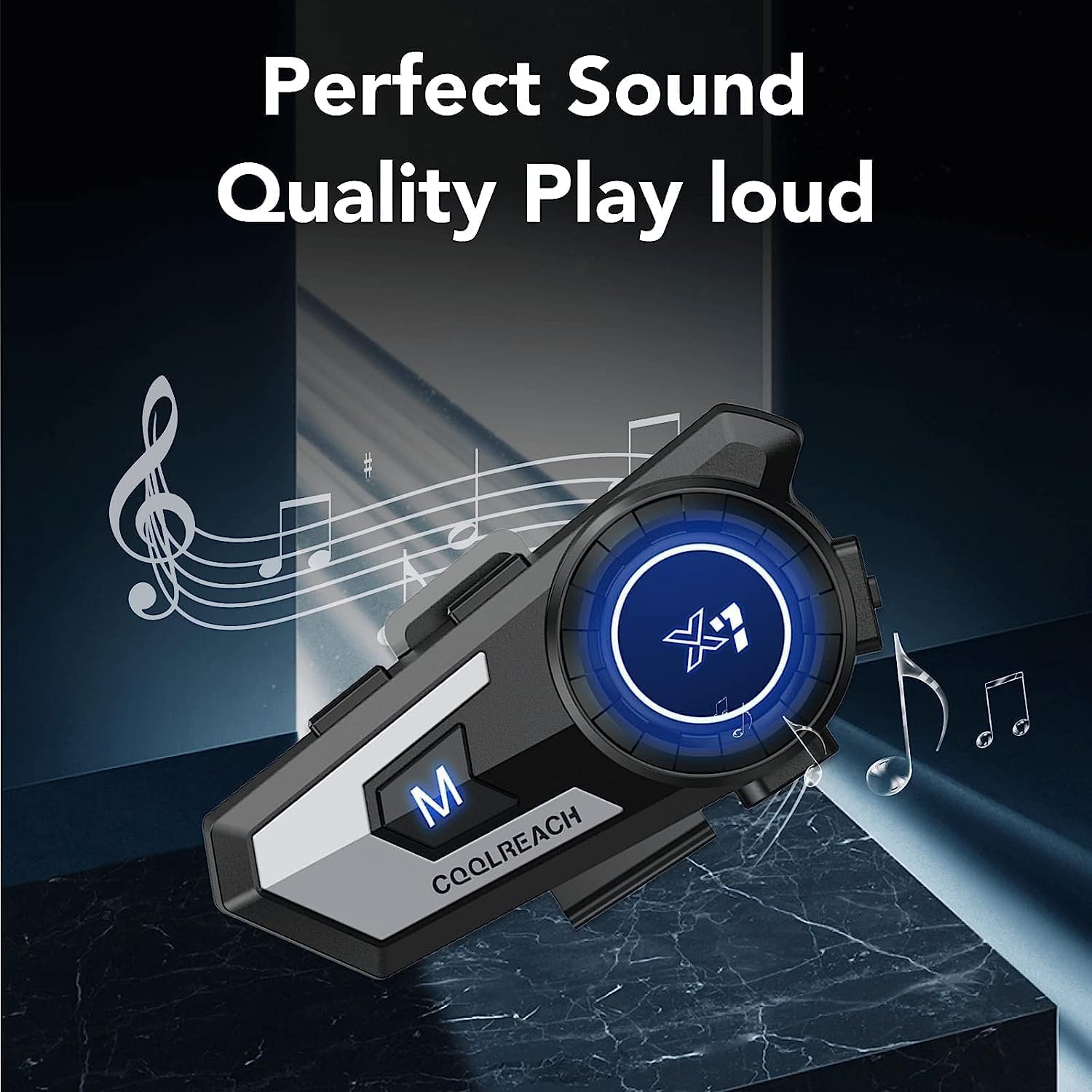 Motorcycle Helmet Bluetooth Headset,Sking Earphone,CVC Noise Cancellation Stereo Music Automatic answering,90 Hours Playing time High Sound Bluetooth Motorcycle Helmet Ultra-Thin