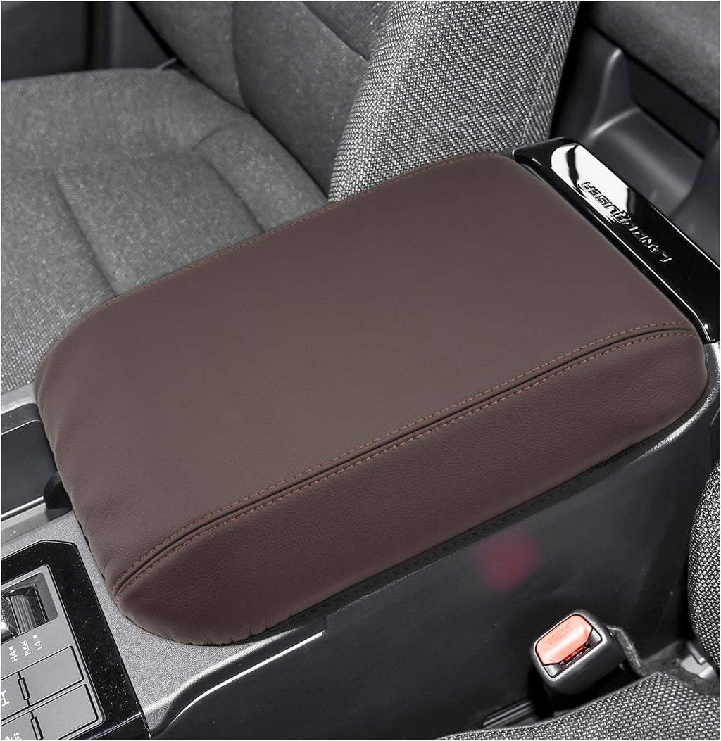 SXCY for 2024 2025 Land Cruiser Armrest Cover for Toyota Land Cruiser 2025 Center Console Cover 2024 2025 Land Cruiser Center Console Cover for 2025 Land Cruiser (Tan Line (Thin))