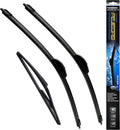 3 Wiper Blades, Front Wiper + Rear Wiper Blades for Nissan Rogue 2008-2013/Rogue select 2014 2015 (26 inch + 14 inch + 12 inch) OE Original Style