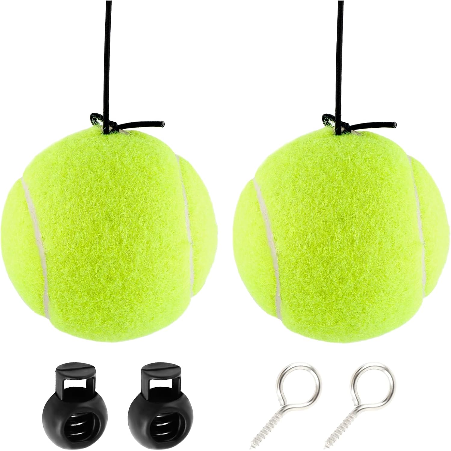 2PCS Tennis Garage Parking Aid with Lanyard,Height Adjustable Parking Stopper for Garage for Guided Parking,Garage Parking Sensor Avoid Crash and Scratch Car Accessories (2PCS)
