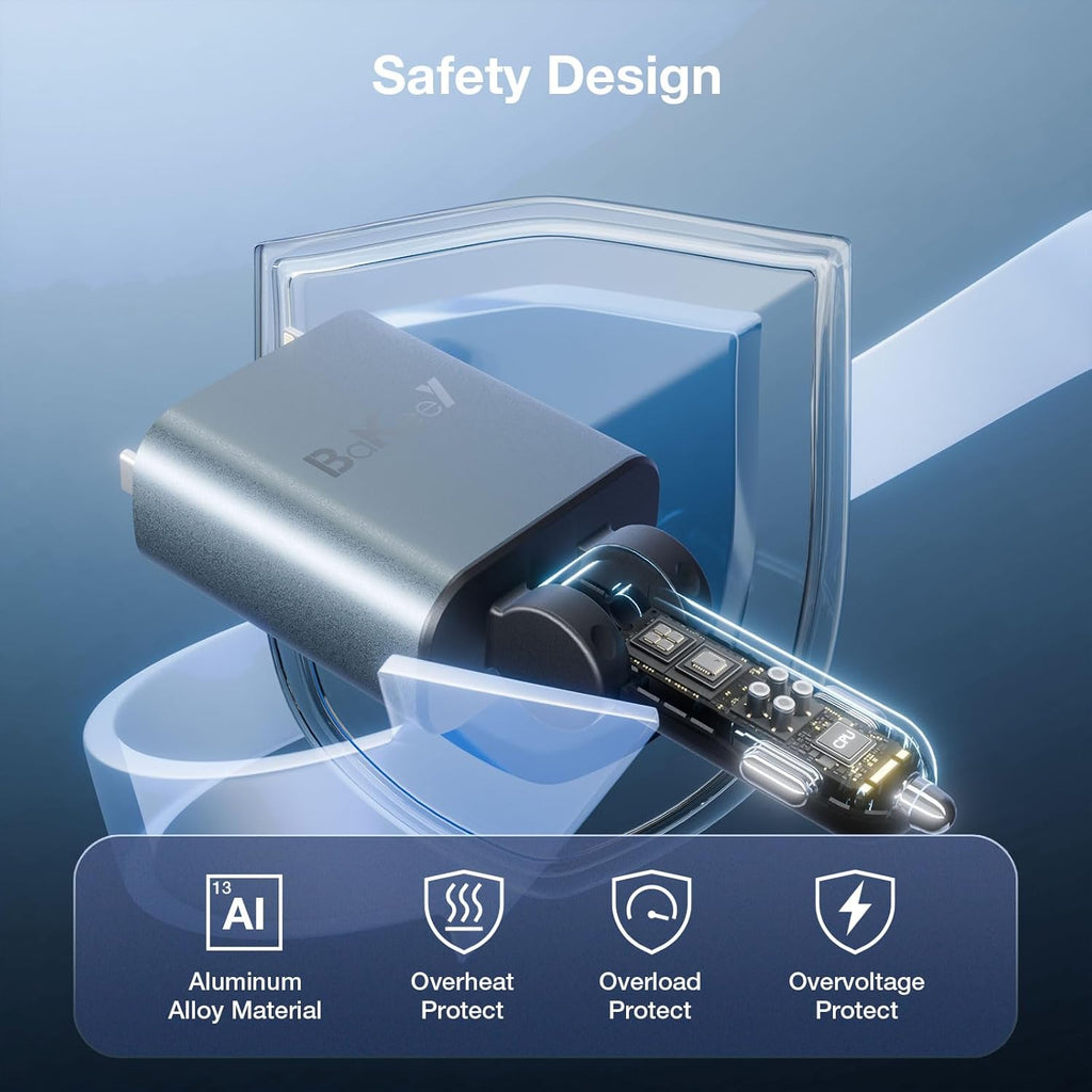 Retractable Car Charger 4 in 1, 131w Cigarette Lighter Adapter USB C, Type C Retractable Fast Charging Car Charger Adapter Multi Port for iPhone16/15/14/13/12/11, Samsung and More