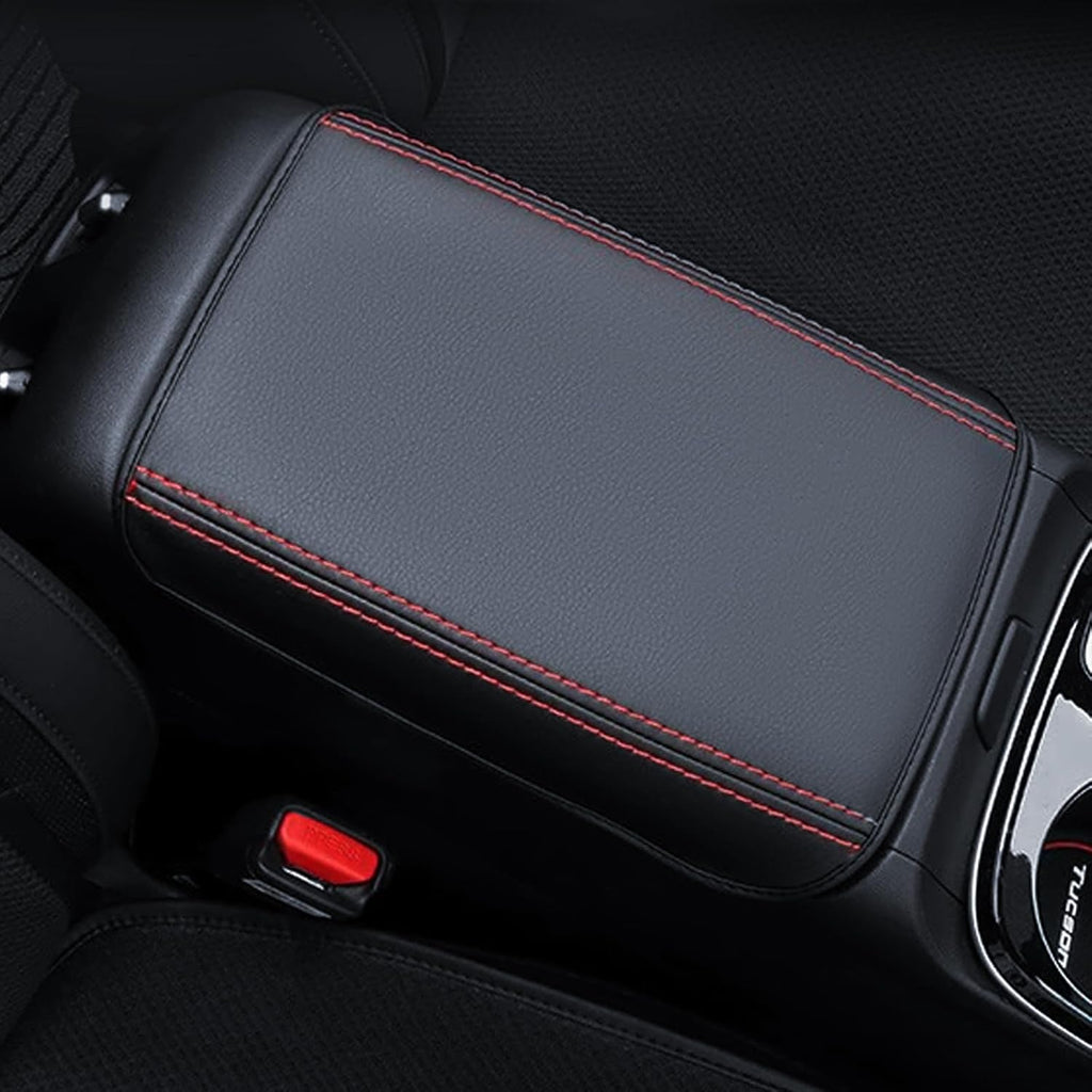 Armrest Cover for Hynudai Tucson 2022 2023 2024 Accessories Center Console Middle Lid Pad Protector for Car Elbow Rest