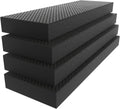 GWP04 Garage Wall Protector Car Door Protectors, Garage Accessories, Parking Stopper for Garage, Tool-Free, Designed in Germany (4-Pack Black)