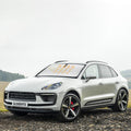 Car Sun Shade Windshield Sunshade for 2014-2024 2025 2026 Porsche Macan SUV Accessories Front Window Sun Shields Custom fit Macan Sunscreen Double Layers 240T Refleactor Sun Visor Blocks UV