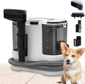 Portable Carpet & Upholstery Cleaner, Deep Cleaning for Rugs, Couch, Curtain, Car Interiors Stains, Pet & Family Friendly, 800W high-performance motor 21Kpa 120V (White)