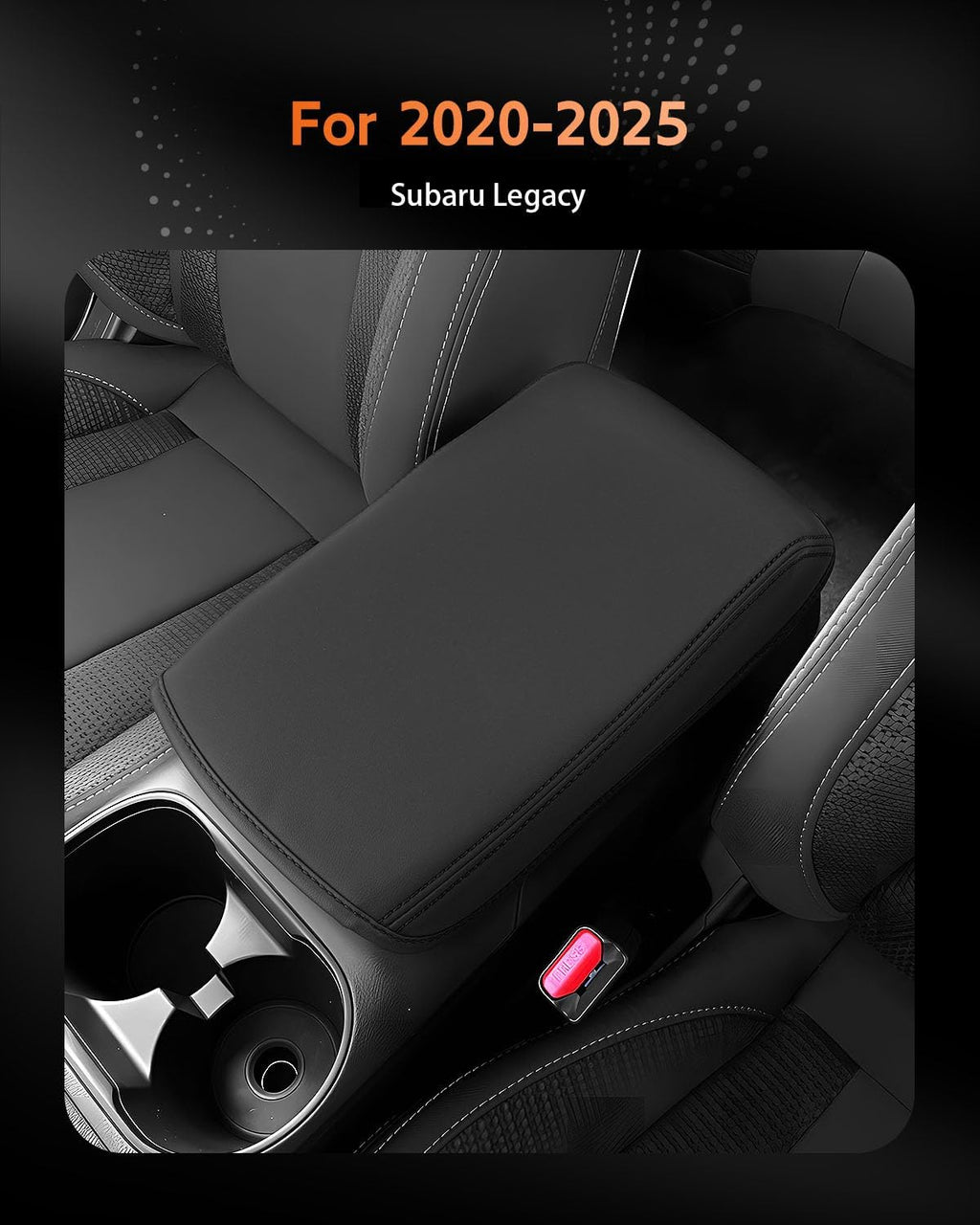 CDEFG for Subaru Legacy 2020-2025 Center Console Cover Armrest Box Cover for Legacy (Premium, Sport, Limited, Touring XT) 2020 2021 2022 2023 2024 2025 Accessories Console Arm Rest Protector