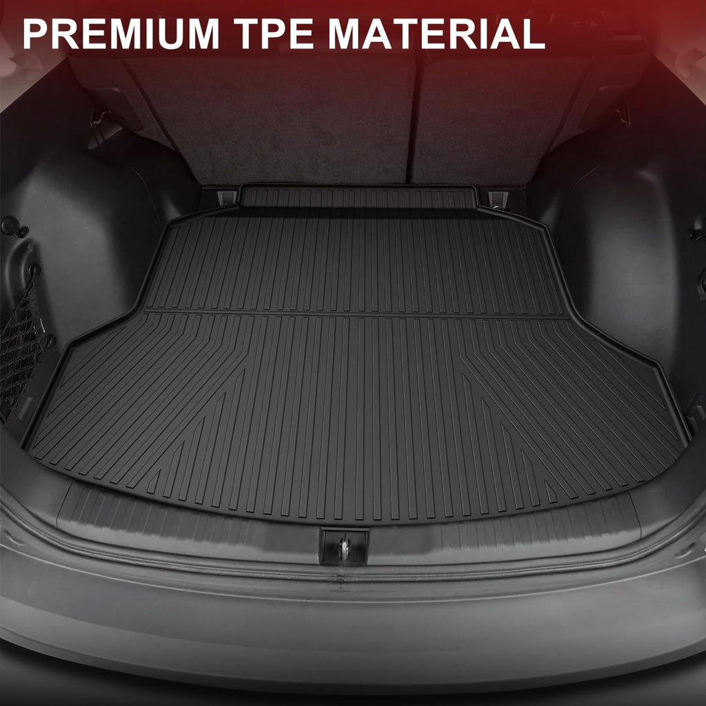 Floor Mats & Cargo Liner Fit for Honda CRV CR-V 2012-2016 LX, SE & EX (Not Fit EX-L & Touring Models) - All Weather Protection Car Floor Liners with Trunk Mat - 1st and 2nd Row Full Set Car Mats Black