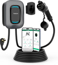 EV Charger Level 2, TESSAN 40A/240V Electric Vehicle Charing Station, Smart EV Chargers Equipment App Control Wi-Fi （Only 2.4Ghz）& Bluetooth 25ft Cable with NEMA 14-50 Plug for Indoor Outdoor Home