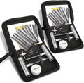 BETOOLL Tire Repair Kit, Sets of 2-24pcs Professional Heavy Duty Universal Emergency Flat Tire Repair Kit, for car Motorcycle, Truck, Golf Cart, ATV, Tractor, ARB, RV, SUV, Trailer etc.(Black)